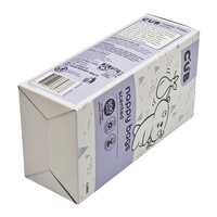Caja de Cartón Blanco Reciclado de Alta Calidad, Ecológica, Impresa Personalizada, para Pañales, con Tapa Superior, Biodegradable y Reciclable