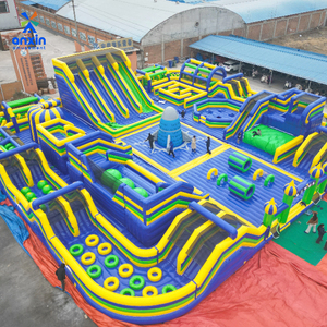 Château Gonflable Géant 30m*30m, Parc de Jeux Commercial, Grande Ville de Divertissement, Location pour Événements, Livraison Rapide Directe d'Usine - Product Image 1