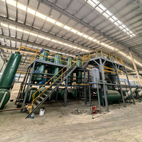Système de pyrolyse continu de pneus usagés Jinpeng 30 tonnes, four rotatif, réacteur entièrement automatique, ligne de production d'huile combustible 24h/24, garantie 3 ans