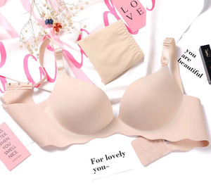 Reggiseno di colore solido per ragazze all'ingrosso che raccolgono sport Push up Yoga comfort senza fili senza fili con bottone posteriore senza soluzione di continuità - Product Image 5