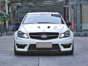 Kit carrosserie haute qualité pour <span class=keywords><strong>Mercedes</strong></span> Benz Classe C W204 C260 C200 C300, pare-chocs avant modifié <span class=keywords><strong>C63</strong></span> <span class=keywords><strong>AMG</strong></span>, calandre, 2008-2014, compatible OEM - Product Image 5