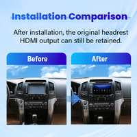 Module d'interface Android pour TOYOTA Land Cruiser 200 2012-2015 avec Android Auto et CarPlay sans fil Qualcomm Binarytek