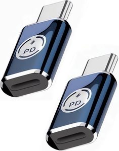PD a 8PINS 35W Carga rápida IOS hembra a Tipo-<span class=keywords><strong>C</strong></span> Conector de alimentación Datos Trans <span class=keywords><strong>USB</strong></span> <span class=keywords><strong>C</strong></span> Adaptador <span class=keywords><strong>OTG</strong></span> Adaptador <span class=keywords><strong>USB</strong></span> <span class=keywords><strong>C</strong></span> Convertidor - Product Image 2