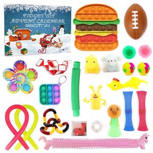 Christmas Sensory Fidget Toys <b>Advent</b> <b>Calendar</b> Set 2021 <b>Boxes</b> Wholesale Mochi Squishy Simple <b>Advent</b> <b>Calendar</b> for Toys - Product Image 2