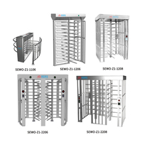 Barrière d'entrée automatique SEWO, portail semi-automatique à demi-hauteur, tourniquets pour gymnases, stations, bureaux publics
