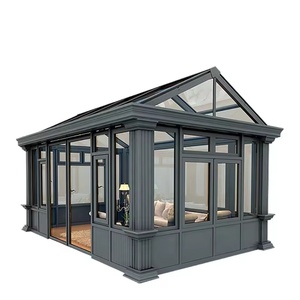 Solárium de aleación de aluminio para villas de alta gama y residencias privadas, con vidrio templado aislante de doble capa para retención térmica. - Product Image 2