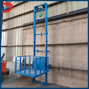 Küçük hidrolik asansör yük asansörü, 0.5 ton ve 3.5 metre yüksekliğinde, ev kargo taşıma asansör üreticileri ağırlığında. - Product Image 4