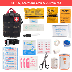 Kit di Pronto Soccorso Tattico Personalizzato IFAK, Borsa per Traumi per Campeggio, Caccia, Escursionismo, Auto, Terremoti e Kit di Sopravvivenza per Avventure all'Aperto - Product Image 6