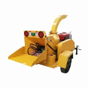 Lange Levensduur Diesel Hout Takken Shredder Crusher Organische Meststof Borstel Chipper Voor Landscaping Job Boom Care Job Organische Bodem