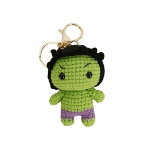Muñecas de ganchillo hechas a mano, colgantes de personajes de anime de ganchillo con hilo Weaver Girl, dijes de bolsos terminados, Kitty Snoopy - Product Image 5