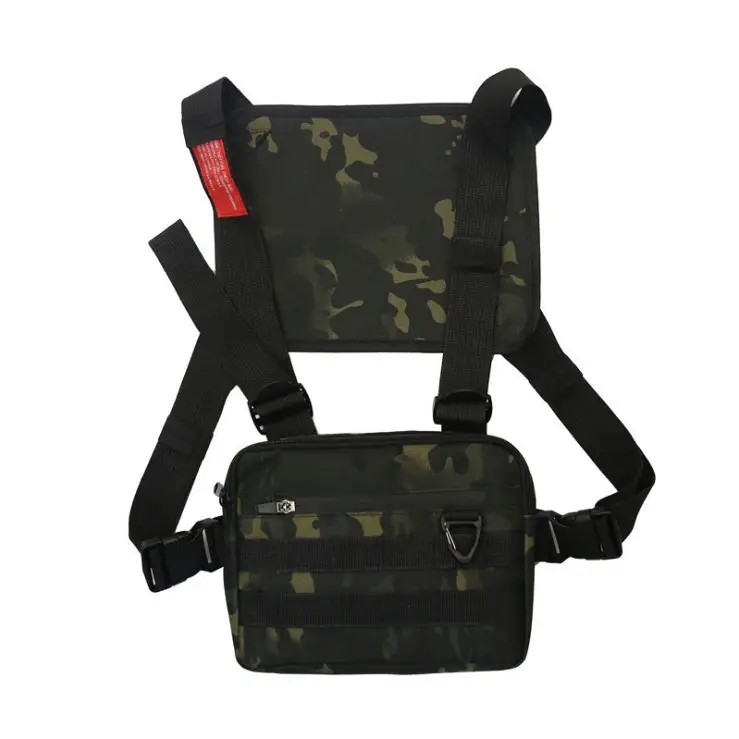 SG0365 outdoor multifunctional men's chest bags waterproof chest rig bag for men for walking jogging running