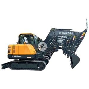 Nouvelle mini-excavatrice sur chenilles Hyundai HX60 de 6 tonnes, fabriquée en Corée du Sud, pelle sur chenilles de 6 tonnes, moteur 60 CE EPA - Product Image 1