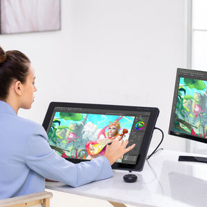 Huion-tableta gráfica de dibujo digital <span class=keywords><strong>Kamvas</strong></span> <span class=keywords><strong>22</strong></span> plus, con pantalla, firma, digital, monitor de dibujo - Product Image 1