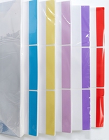 Étiquettes thermiques en accordéon, imperméables, vierges, blanches, pour impression directe, pour adresses et expéditions, vente en gros