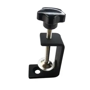 Gooseneck Clamp Powder Coating In Black Metal Steel Heavy Duty Gooseneck Clamp