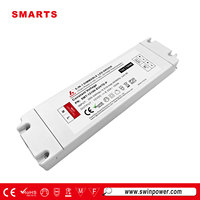Driver de transformateur d'alimentation LED 30w 48w 100w Entrée Ip20 Éclairage de bande LED d'intérieur 5 en 1 Driver de LED à gradation 12v 24v