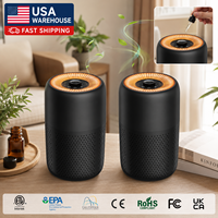 Purificateur d'air de bureau compact pour chambre et bureau, prêt à l'emploi, pour appartement, avec options OEM ODM CE RoHS FCC