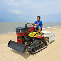 Nouvelle machine de nettoyage de sable tractée par tracteur hydraulique, à moteur diesel, pour la plage, modèle Handsomer 1000/LFX-100 7000/h