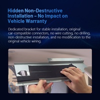 Écran de 17,3 pouces pour Ford Explorer, conçu pour le divertissement des passagers et la visualisation de médias généraux dans les voitures, avec prise en charge USB et Micro Media