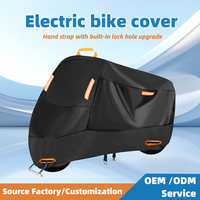 Funda para bicicleta eléctrica AFTFA de algodón grueso impermeable y resistente al sol para exteriores y para todas las estacion