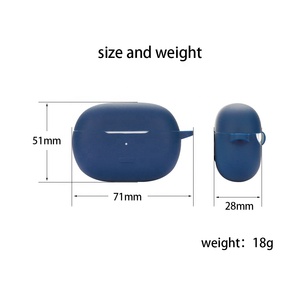 Funda protectora de silicona para <span class=keywords><strong>Xiaomi</strong></span> <span class=keywords><strong>Redmi</strong></span> <span class=keywords><strong>Buds</strong></span> <span class=keywords><strong>4</strong></span> <span class=keywords><strong>Pro</strong></span>, auriculares inalámbricos a prueba de agua y polvo - Product Image 5