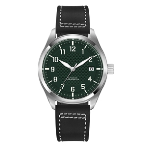 Montre automatique mécanique pour homme 40 mm <span class=keywords><strong>Seiko</strong></span> NH35, verre saphir, sans logo, logo personnalisé, montre de pilote - Product Image 3
