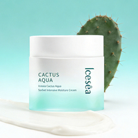 Crème hydratante intensive Cactus Aqua Sorbet, crème hydratante pour le visage, fabricant de cosmétiques pour soins de la peau ODM, marque privée OEM