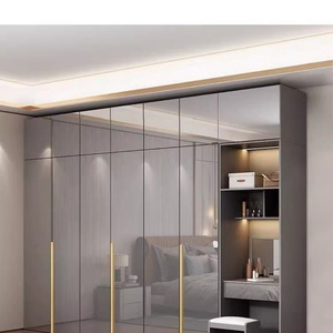 Armoires encastrées en bois TENNGCE TC-716, design moderne, écologiques, grande capacité, rangement portable pour chambre à coucher, services de conception gratuits - Product Image 4