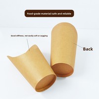 Emballages jetables en papier kraft pour la restauration rapide : Boîtes et gobelets à bec incliné pour frites, cuisses de poulet, pop-corn, à emporter (Chine continentale)