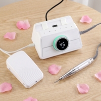 Machine à ongles professionnelle sans fil 45000 tr/min, lime à ongles électrique portable haute vitesse pour manucure et pédicure