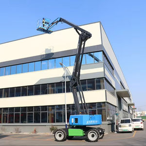 Platform Kerja Udara Bertingkat Tinggi 20m Baja Baru 2026, Pengangkat Hidrolik Listrik/Diesel Khusus untuk Lokasi Dermaga, Pengangkat Bengkok, Penjualan Eceran - Product Image 3