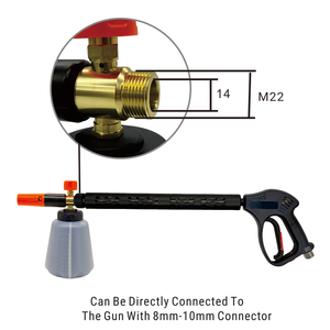 Nouveau design Canon à mousse haute pression Lance de <span class=keywords><strong>lavage</strong></span> de voiture à jet de neige pour <span class=keywords><strong>Karcher</strong></span> - Product Image 6