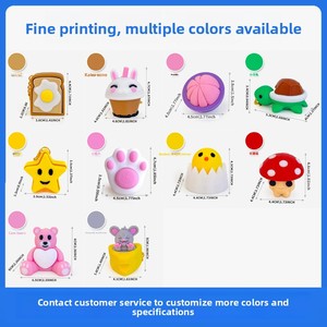 Mini Clicker en forme de tortue champignon imprimé en 3D, Keycap de pression, Jouets anti-stress pour les doigts, Clickers pour jouets imprimés en 3D - Product Image 4