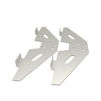 Logo personnalisé, estampage métallique sur mesure, fabrication de tôles en acier inoxydable et aluminium, support métallique de précision