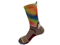 Chaussettes de sport de course en laine de compression personnalisées 20-30 Mmhg Chaussettes de bas personnalisées Chaussettes de compression personnalisées