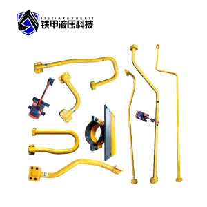 Tubo de retorno para sistema hidráulico Hyundai R210 R215 Tubo de ferro para escavadeira