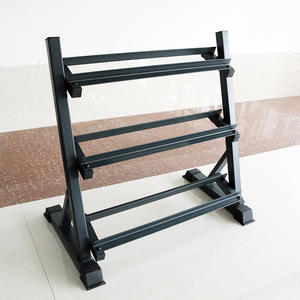 Çifti spor ucuz Hex Dumbbells vücut geliştirme egzersiz tezgah dambıl kauçuk 100kg Online Set dambıl rafı - Product Image 5