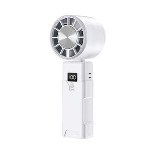 Ventilateur portable à écran LED pour usage domestique, ventilateur puissant, ventilateur de refroidissement de bureau longue durée, ventilateur silencieux à main - Product Image 5