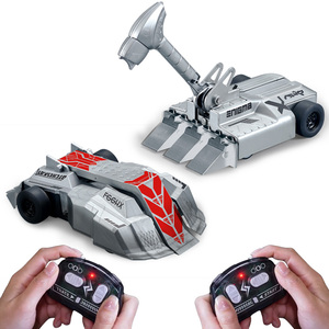 Regalos para Niños, Vehículo Eléctrico de Control Remoto de Plástico de 2.4ghz para 2 Jugadores, Mini Coche Blindado de Combate Rc para Principiantes - Product Image 1