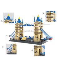 1031 pièces ABS monde Architecture Action briques 5215 Tower Bridge & Londres Angleterre ville paysage blocs de construction en plastique modèle jouet