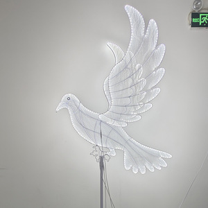 Arreglo de Iluminación Moderno y Minimalista para Bodas con Luces de <span class=keywords><strong>Camino</strong></span> en Forma de <span class=keywords><strong>Paloma</strong></span> para la Área de Recepción de la Boda. - Product Image 4