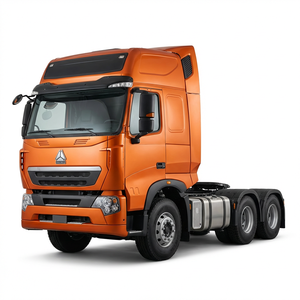 รถบรรทุกหัวลากมือสอง Sinotruk Euro2 ดีเซล 6x4 พวงมาลัยซ้าย HOWO 10 ล้อ รับน้ำหนัก 21-30 ตัน 371 แรงม้า กล้องมองหลัง 360 องศา - Product Image 1