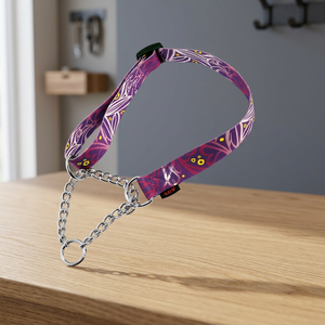 Collier Martingale Classique Réglable en Polyester Imprimé pour Chien, Type Triangle, avec Chaîne, en Acier Durable, Fournitures pour Animaux de Compagnie, Vente en Gros - Product Image 3