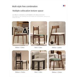 Modern Wooden Bullhorn Back Dining <b>Chair</b> with Upholstered Seat – Natural Oak Restaurant & Home Furniture Wholesale - Product Image 3