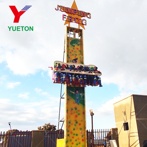 Park Planning Kermis Attractie Kids Pretpark Uitrusting Kikker Springen Ritten Kiddie 6 Zitplaatsen Drop Toren Voor Buiten - Product Image 2