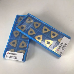 Inserto de Carburo KYOCERA WNGA080408SO1525 A66N para Torneado Externo en Tornos CNC, Recubrimientos CVD/PCB/PCD, Dureza HRC45-65, 1 Año de Garantía - Product Image 4