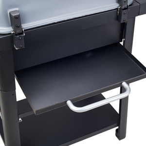 <span class=keywords><strong>Barbecue</strong></span> moderne au charbon de bois en métal avec plateau amovible Finition enduite de poudre Exportation de dédouanement transfrontalier - Product Image 5