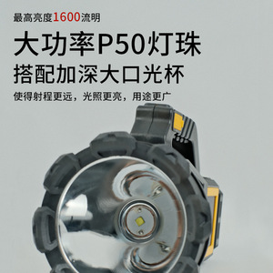 Solar Rechargeable Portable <b>Light</b> 4500-6000mAh LED Searchlight For Hiking Camping Night Fishing <b>Emergency</b> Use - Product Image 4