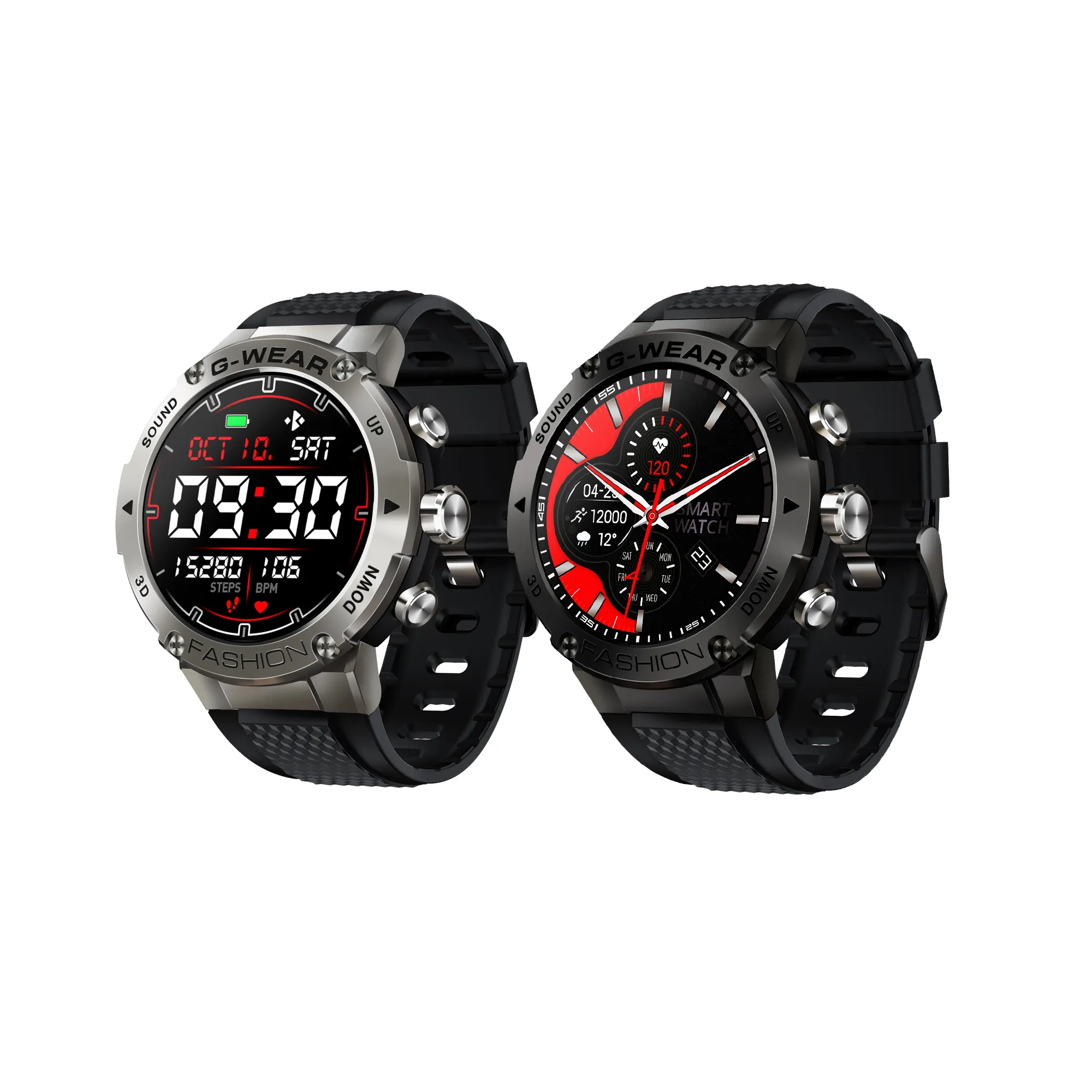 มาใหม่ K28H นาฬิกาสมาร์ทสไตล์กีฬา24ชั่วโมงอัตราการเต้นหัวใจ BT โทรเครื่องเล่นเพลงนาฬิกา360*360 HD รอบหน้าจอสร้อยข้อมือ