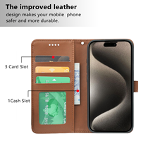 Portefeuille magnétique en cuir antichoc pour Samsung pour Galaxy A25E A36 A26 A05S 5G modèle coques de téléphone avec béquille Flip Cover